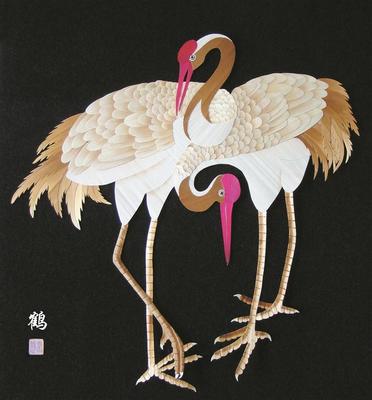 巧手生花 麥秸成畫(huà)