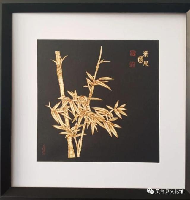 快來圍觀丨靈臺縣文化館干部劉強麥稈畫又出新作品啦！